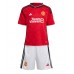 Camisa de Futebol Manchester United Jadon Sancho #25 Equipamento Principal Infantil 2023-24 Manga Curta (+ Calças curtas)